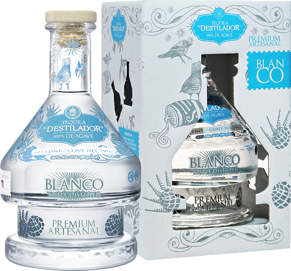 Текила El Destilador Premium Artesanal Blanco Santa Lucia (gift box), 0.75 л в Нижнем Новгороде