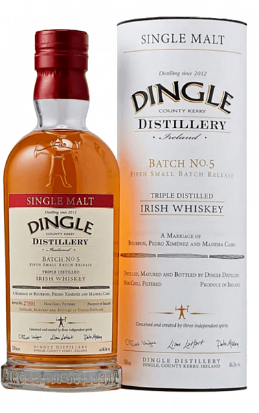 Виски Dingle Batch № 5 Single Malt Irish Whisky (gift box), 0.75 л