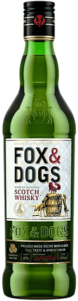 Виски Fox & Dogs Blended Scotch Whisky, 1 л