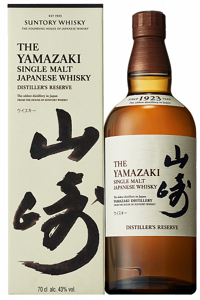Виски Suntory Yamazaki Distiller’s Reserve Single Malt Japanese Whisky (gift box), 0.7 л