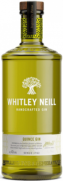 Джин Whitley Neill Quince Handcrafted Dry Gin, 0.2 л