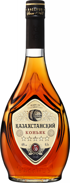 Коньяк Kazakhstan Brandy 5 y.o., 0.5 л