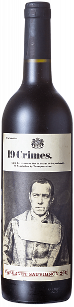 Вино 19 Crimes Cabernet Sauvignon, 0.75 л