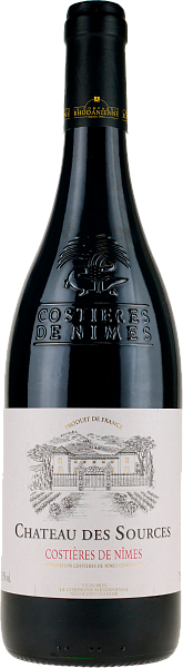 Вино Chateau des Sources Costieres de Nimes AOC, 0.75 л