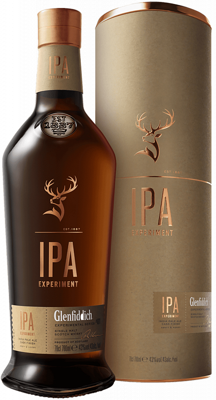 Гленфиддик ИПА Эксперимент односолодовый шотландский виски в подарочной упаковке 0.7 л