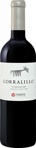 Вино Corralillo Carmenere Colchagua Valley DO Matetic, 0.75 л