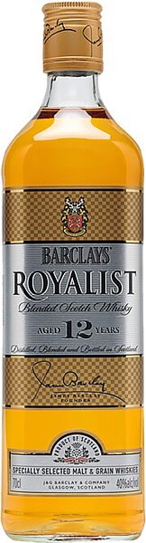 Виски Barclays Royalist 12 y.o. Blended Scotch Whisky, 0.7 л в Воронеже