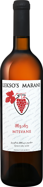 Вино Lekso's Marani Mtsvane Qvevri Batono, 0.75 л в Калининграде