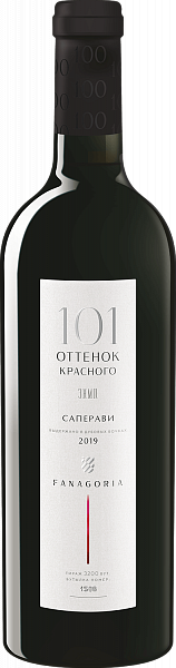 Российское вино 101 Shades of Red Saperavi Sennoy Fanagoria, 0.75 л