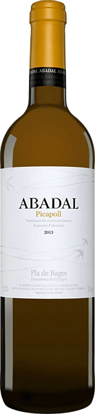 Вино Abadal Picapoll Pla de Bages DO Roqueta, 0.75 л