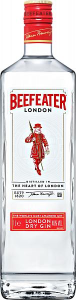 Джин Beefeater London Dry Gin, 1 л