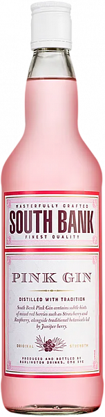 Джин South Bank Pink Gin, 0.7 л