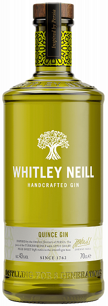 Whitley Neill Quince Handcrafted Dry Gin , 0.7 л