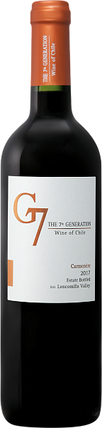 Вино G7 Carmenere Loncomilla Valley DO Viña del Pedregal, 0.75 л в Сочи