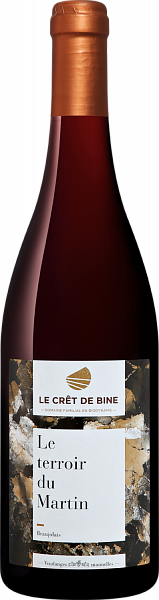 Le Terroir du Martin Beaujolais Rouge AOC Le Cret de Bine, 0.75 л