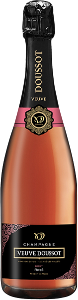 Шампанское Veuve Doussot Tendresse Rose Brut Champagne AOC, 0.75 л