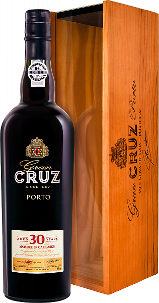 Портвейн Porto Gran Cruz 30 Year Old (in wooden box), 0.75 л