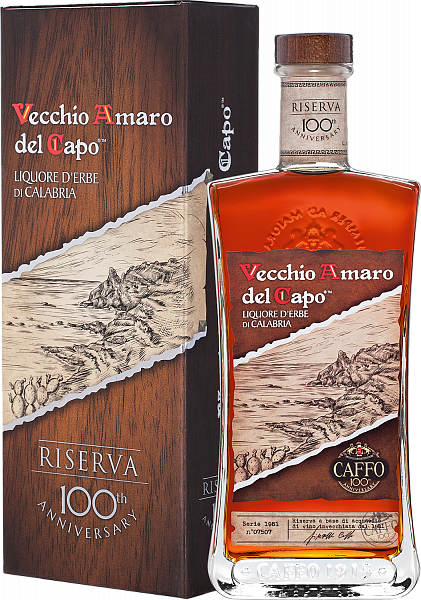 Ликёр Vecchio Amaro del Capo Riserva Caffo (gift box), 0.7 л