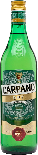 Вермут Carpano Dry, 1 л в Сочи