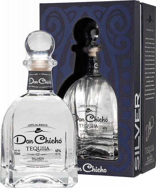 Текила Don Chicho Silver Tequila (gift box), 0.75 л