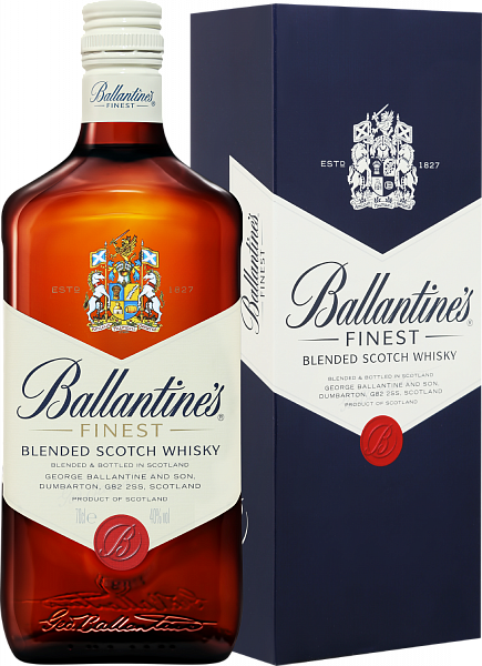Виски Ballantine's Finest Blended Scotch Whisky (gift box), 0.7 л