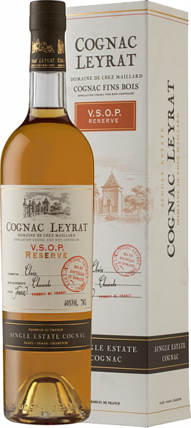 Коньяк Leyrat Cognac VSOP (gift box), 0.7 л