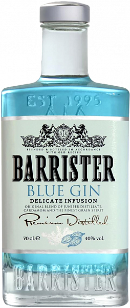 Barrister Blue Gin, 0.7 л