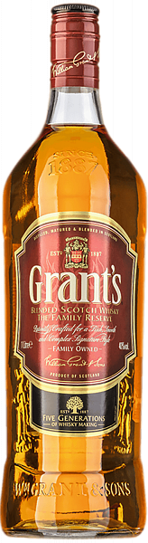 Виски Grant's Family Reserve Blended Scotch Whisky, 1 л
