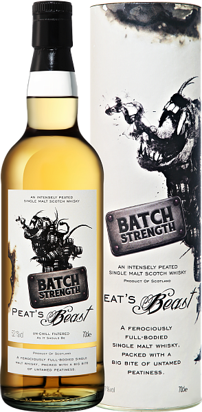 Peat’s Beast Batch Strenght Single Malt Scotch Whisky (gift box), 0.7 л
