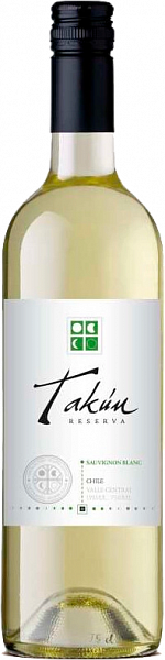 Чилийское вино Takun Sauvignon Blanc Reserva Central Valley DO Caliterra, 0.75 л