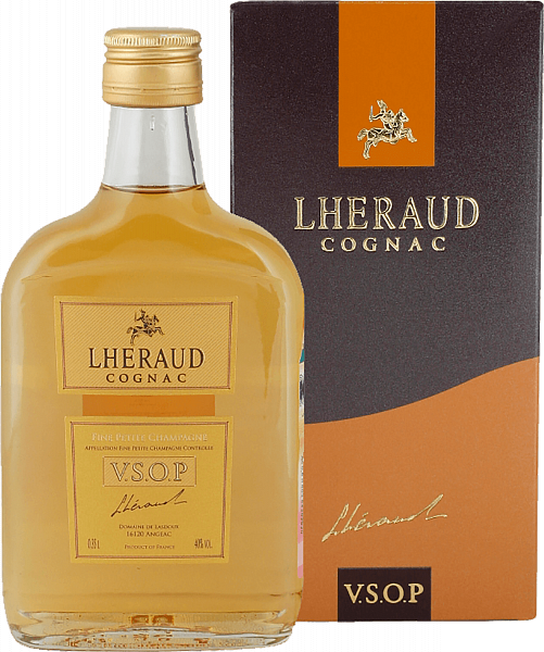 Коньяк Lheraud Cognac VSOP (gift box), 0.35 л