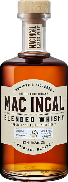 Mac Ingal Blended Whisky 3 y.o., 0.5 л