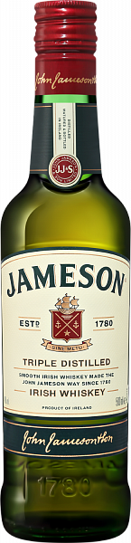 Jameson Triple Distilled Irish Whiskey, 0.35 л