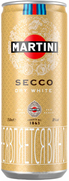 Игристое вино Martini Secco (in can), 0.25 л