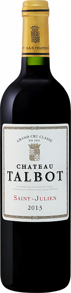 Вино Chateau Talbot Saint-Julien AOC, 0.75 л