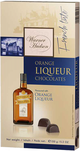 Warner Hudson Orange Liqueur Chocolates, 0.15 л
