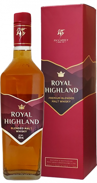 Royal Highland Blended Malt Whisky (gift box), 0.75 л