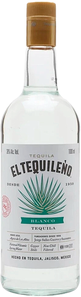 Текила El Tequileño Blanco, 1 л