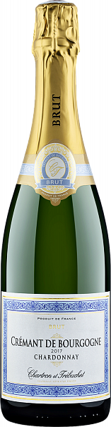 Игристое вино Chardonnay Cremant de Bourgogne AOC Brut Chartron et Trebuchet, 0.75 л
