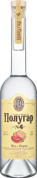 Polugar №4 Honey & Allspice, 0.5 л