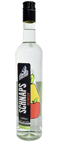 Дистиллят Schnapps Obstwasser Schnee Jager, 0.5 л