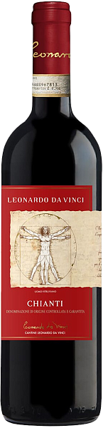 Вино Leonardo da Vinci Chianti DOCG, 0.75 л