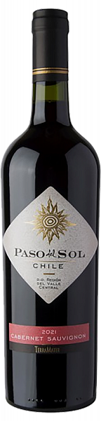 Чилийское вино Paso Del Sol Cabernet Sauvignon Central Valley DO TerraMater, 0.75 л