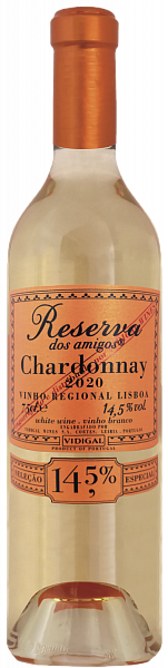 Reserva Dos Amigos Chardonnay Lisboa IGP Vidigal Wines, 0.75 л