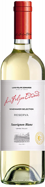 Вино Reserva Sauvignon Blanc Leyda Valley DO Luis Felipe Edwards, 0.75 л