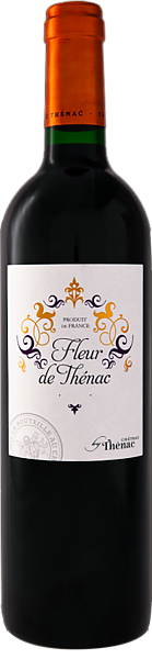 Вино Fleur de Thenac Rouge Bergerac AOC Chateau Thenac, 0.75 л