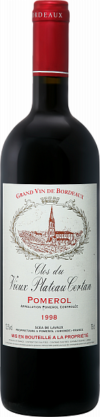 Вино Clos du Vieux Plateau Certan Pomerol AOP, 0.75 л
