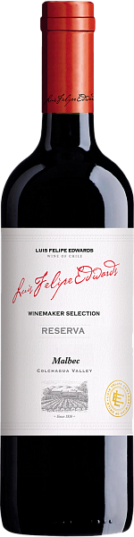 Вино Luis Felipe Edwards Reserva Malbec Colchagua Valley DO, 0.75 л