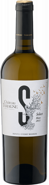 Вино Chateau Tamagne Select Blanc Kuban. Tamanskiy poluostrov Kuban-Vino, 0.75 л