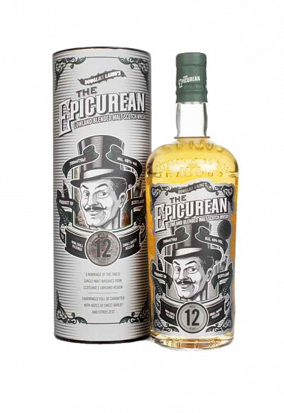 Виски The Epicurean Lowland Blended Malt Scotch Whisky 12 y.o. (gift box), 0.7 л